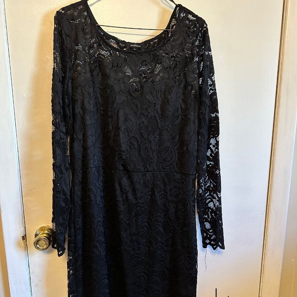 Long sleeve woman’s dress.
